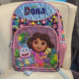 Nickelodeon Dora Backpack Pink Purple Blue Multicolor